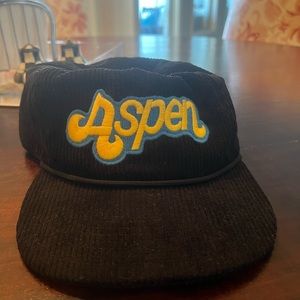 Aspen Aviator nation corduroy hat